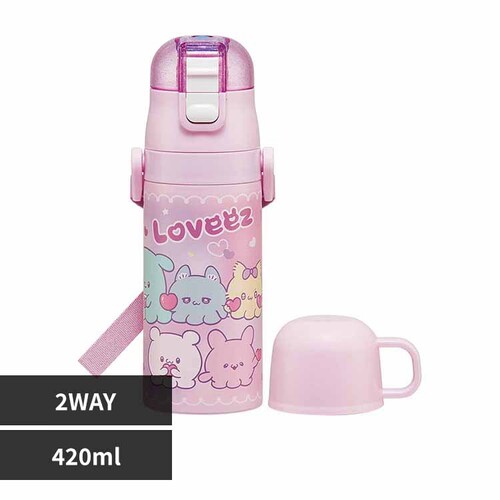 ���� �q�� ���q�l���� �X�e�����X��2WAY�{�g�� ������ 420ml �R�b�v 350ml SKDC3 ��Ԃ��[��_0