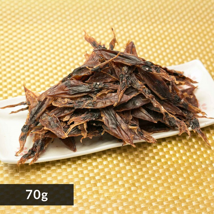 Tokka ほたるいか素干し 無添加 70g 【時間指定不可】【代引不可】【同梱不可】【プラザセレクト】
