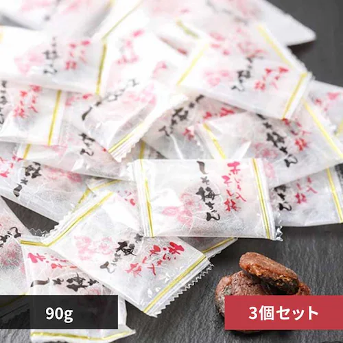 【3個】Tokka 種なし しそ梅ちゃん 90g 【時間指定不可】【プラザセレクト】【代引き不可】_0