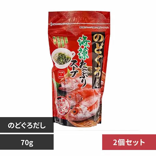 【2個】 Tokka 海藻たっぷりスープ 70g のどぐろだし【時間指定不可】【プラザセレクト】【代引き不可】_0