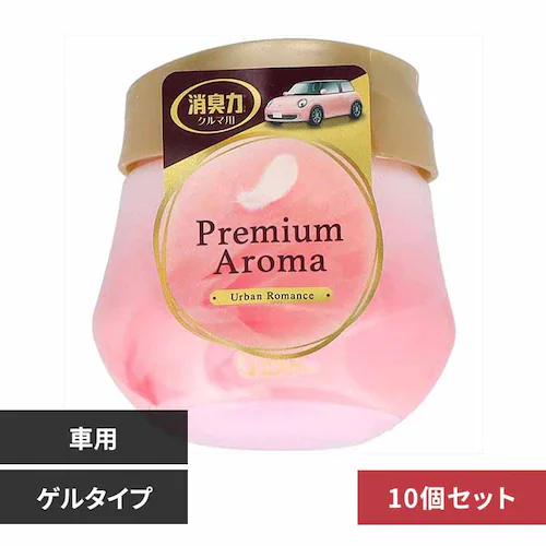 【10個セット】クルマの消臭力 Premium Aroma ゲルタイプ アーバンロマンス 53484 【プラザセレクト】_0