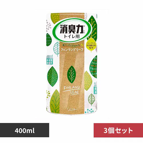 【3個セット】トイレの消臭力 フィンランドリーフ 400ml 52651 【プラザセレクト】_0