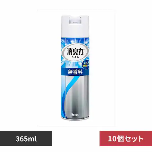 【10個セット】トイレの消臭力スプレー 無香料 365ML 51924 【プラザセレクト】_0