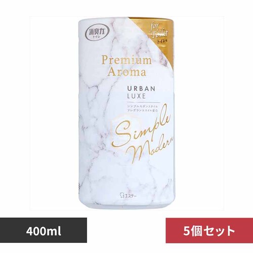 【5個セット】トイレの消臭力 プレミアムアロマ アーバンリュクス 400ML 50462 【プラザセレクト】_0