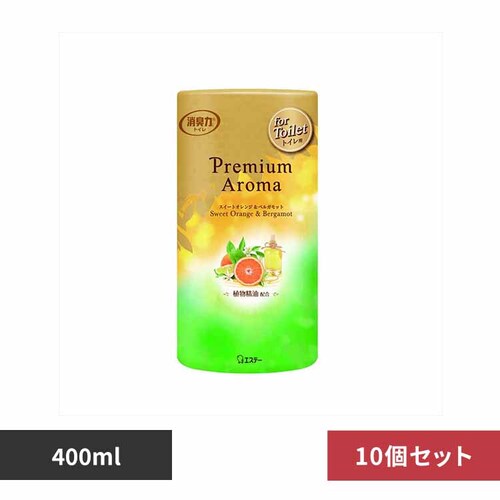 【10個セット】トイレの消臭力 Premium Aroma スイートオレンジ&ベルガモット 50810 【プラザセレクト】_0