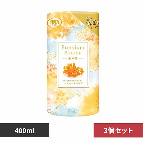 【3個セット】トイレの消臭力PremiumAroma金木犀400ML 53051 【プラザセレクト】_0