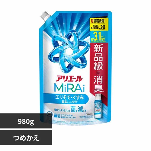 アリエールミライ 超濃縮つめかえウルトラジャンボサイズ_0