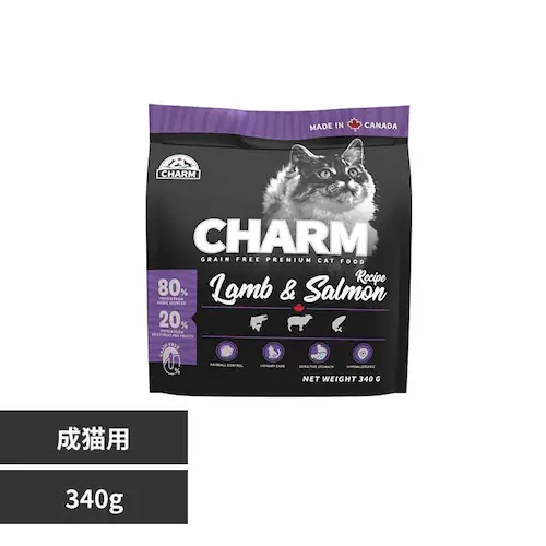 チャーム ラム&サーモンキャット 340g_0