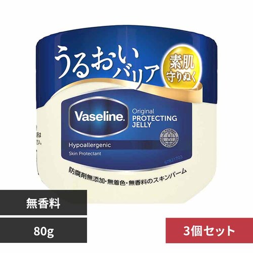 【3個】ヴァセリン オリジナル ピュアスキンジェリー 80g 【プラザセレクト】_0