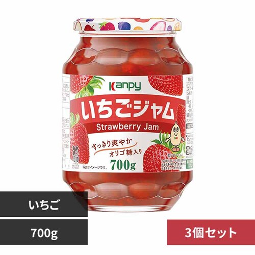 kanpy 【3個】kanpyジャム いちご【プラザセレクト】_0