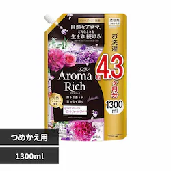 ソフランアロマリッチ ジュリエット 詰替え ウルトラジャンボ 柔軟剤 LIONジュリエット