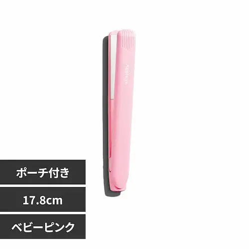 ローネジャパン AGETUYA ポータブルアイロン ミニ HS100-3BP ベビーピンク【プラザセレクト】_0