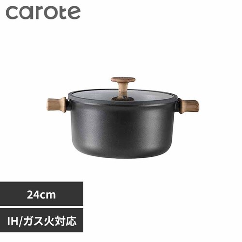 �J���[�e ����� �L���Z���[�� 24cm IH �K�X�ΑΉ� �K���X�W�t �u���b�N NM-5109 NM-5109 �����L���Z���[��24cm�y�v���U�Z���N�g�z_0