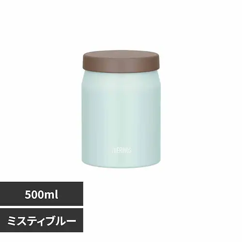 サーモス株式会社 真空断熱 スープジャー ミスティブルー JEF-500 MSB ミスティブルー【プラザセレクト】_0