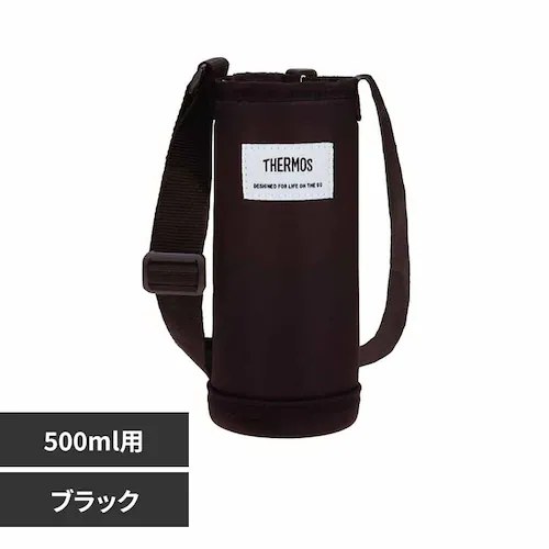 サーモス株式会社 マイボトルポーチ ブラック APO-500 BK ブラック【プラザセレクト】_0