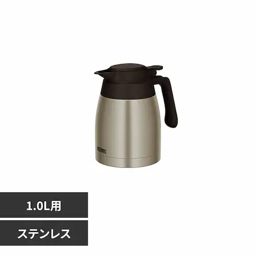 サーモス株式会社 ステンレスポット ステンレス TTG-1000 S ステンレス【プラザセレクト】_0