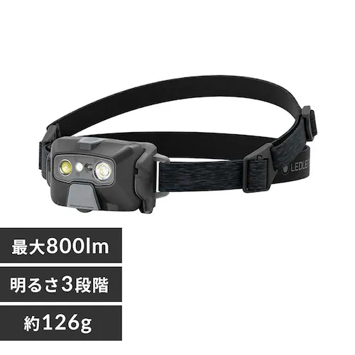 ヘッドライト LEDLENSER レッドレンザー 最大800ルーメン HF6R Core ヘッドランプ_0