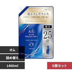 【6個セット】ファーファ ファインフレグランス オム 詰替 1400ml
