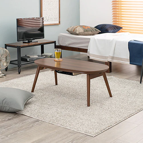 カジュアルコタツ(折脚) カルミナ950WN ブラウン【時間指定不可】【代引不可】【同梱不可】【プラザセレクト】_0