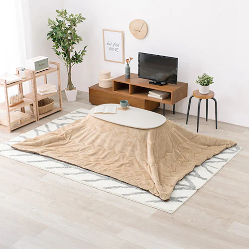 うす掛けこたつ布団 ビケ950-BE ベージュ【時間指定不可】【代引不可】【同梱不可】【プラザセレクト】_0