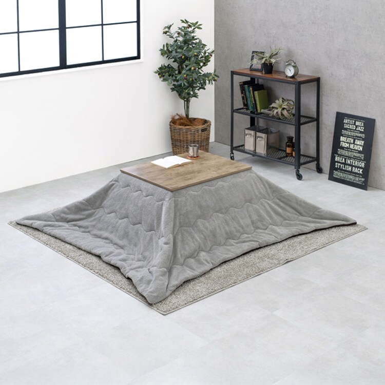 こたつ＋うす掛け布団　２点セット ｱﾙﾃﾅ7560ANA+ﾋﾞｹ7560BE [代引不可] こたつ布団セット こたつテーブル ヴィンテージ調 送料無料 こたつ＋うす掛け布団 2点セット ｱﾙﾃﾅ7560ANA+ﾋﾞｹ7560BE 本体