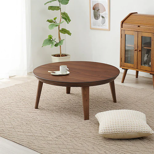 リビングコタツ クライス85WN ウォルナット【時間指定不可】【代引不可】【同梱不可】【プラザセレクト】_0