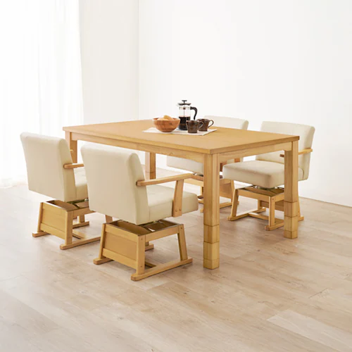 ダイニングコタツ KOT-7311NA-150 ナチュラル【時間指定不可】【代引不可】【同梱不可】【プラザセレクト】_0