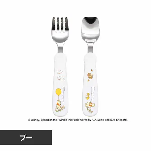 エジソン販売 フォーク&スプーン print KJ280407 プー_0