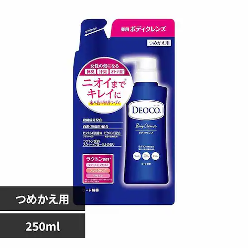 ロート製薬 デオコ 薬用ボディクレンズ つめかえ用 250ml 【プラザセレクト】_0