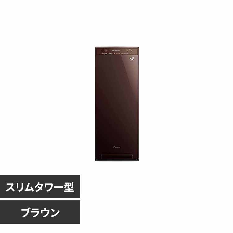 ダイキン 加湿付き 空気清浄機 タワー型 ブラウン ダイキン 加湿ストリーマ空気清浄機 MCK556A-T ブラウン【プラザ