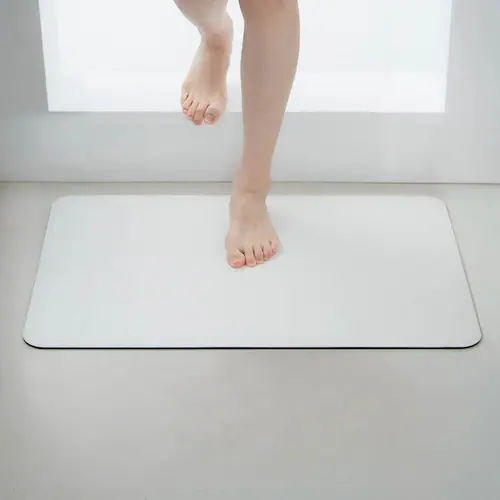 ソフト珪藻土マット 50x70cm アイボリー【プラザセレクト】_0