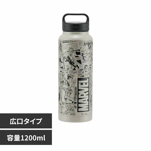 ���� �X�P�[�^�[ �X�N�����[�n���h�� �^��X�e�����X �{�g�� ��e�� 1200ml STSC12 MARVEL-�}�[�x��_0