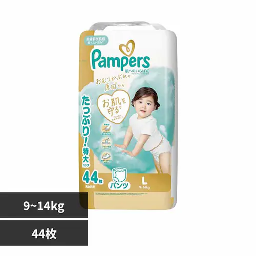 P&Gジャパン合同会社 パンパース 肌へのいちばんパンツ / ウルトラジャンボ L44枚(9-14kg) 【プラザセレクト】_0