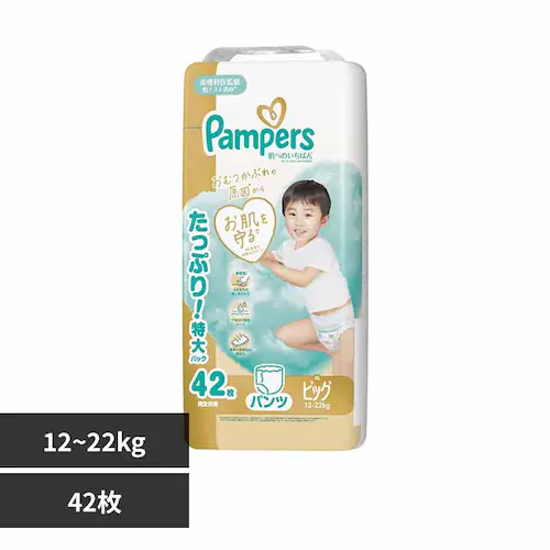 P&Gジャパン合同会社 パンパース 肌へのいちばんパンツ / ウルトラジャンボ ビッグ42枚(12-22kg) 【プラザセレクト】_0