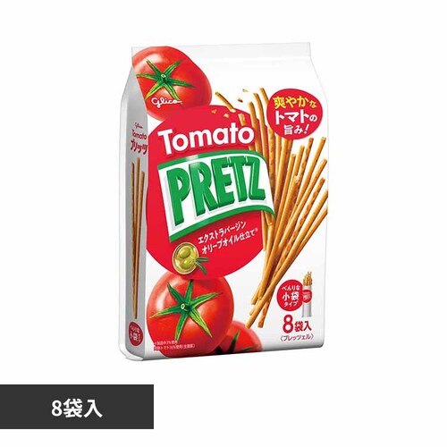 グリコ トマトプリッツ<8袋> 【プラザセレクト】_0