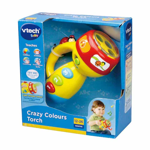 VTech さわって楽しいカラフルライト 12ヶ月〜36ヶ月 80-124003 【プラザセレクト】_0