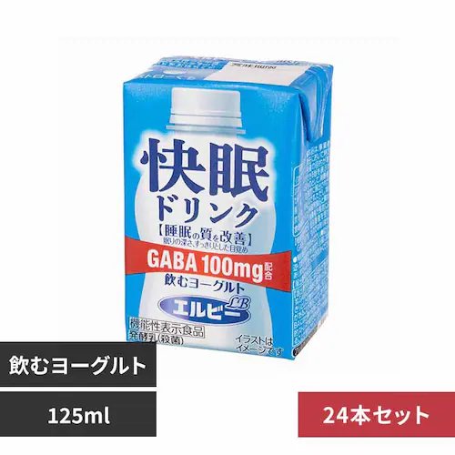 【24本】エルビー 快眠ドリンク 飲むヨーグルト【プラザセレクト】_0