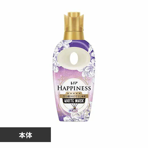P&G レノアハピネス 夢ふわタッチ 本体 リラックスナイトホワイトムスク 460ml_0