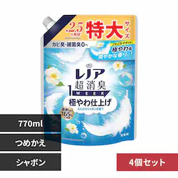 �y4�Z�b�g�z���m�A�����L�@1WEEK �ɂ��d�グ�@�_��� �I�ׂ鍁�� �l�ւ����� 770ml�~4�@P&G�ӂ���V���{��