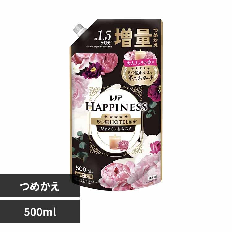 P&Gジャパン合同会社 レノアハピネス夢ふわタッチジャスミン＆ムスクの香り詰替増量サイズ