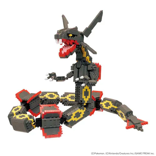 【クリスマスセール】カワダ ナノブロック ポケットモンスター レックウザ NBPM_104 【プラザセレクト】_0