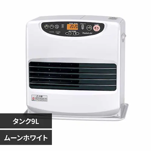 ダイニチ 石油FH・Lタイプ 木造15畳コンクリ20畳・タンク9L FW-5625L-W ムーンホワイト【プラザセレクト】_0