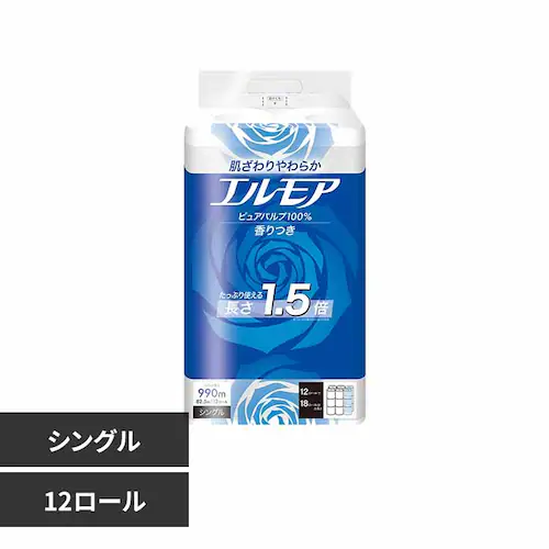 カミ商事 エルモア1.5倍巻き12RS82.5m 花の香り 143408 シングル【プラザセレクト】_0