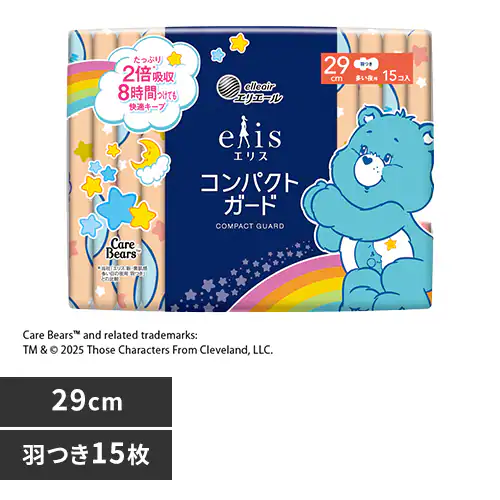 エリエール エリス コンパクトガード(多い夜用)290 142795 29cm羽つき 15枚【プラザセレクト】_0