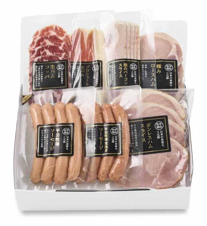 【4%OFFクーポン】【平田牧場】平田牧場特製ハムソーセージ詰合せセット CHK23-4