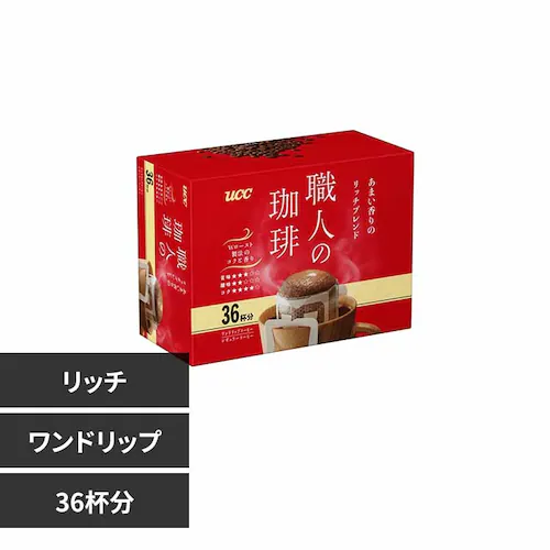 UCC 【3個】UCC 職人の珈琲 ワンドリップコーヒー ブレンド 36P 351737 【プラザセレクト】_0