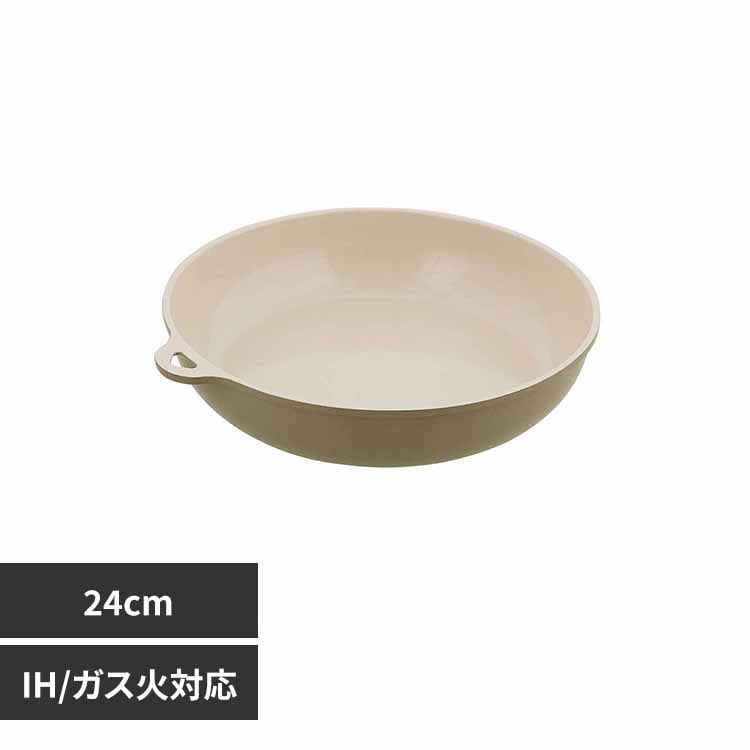 LIV PLUS �t���C�p�� 24cm IH �K�X�ΑΉ� �Z���~�b�N SONOMA �\�m�} �O���[�W�� LV-0361 �y�v���U�Z���N�g�z