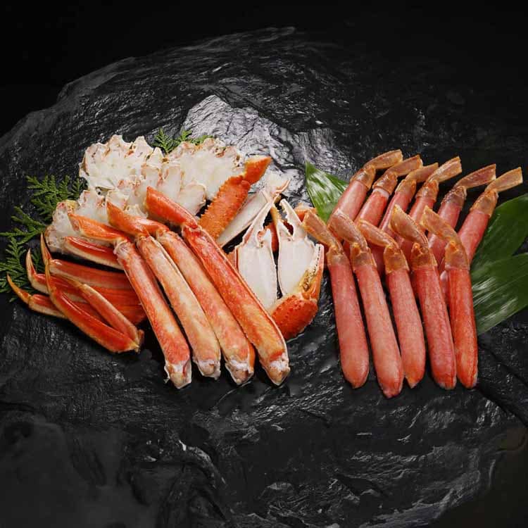 【10%OFFクーポン】ボイルずわい・生ずわい食べ比べセット