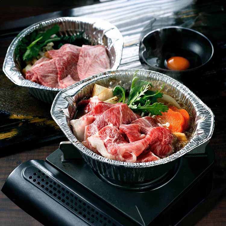 【7%OFFクーポン】【米沢牛黄木】米沢牛 すき焼鍋 SN90T