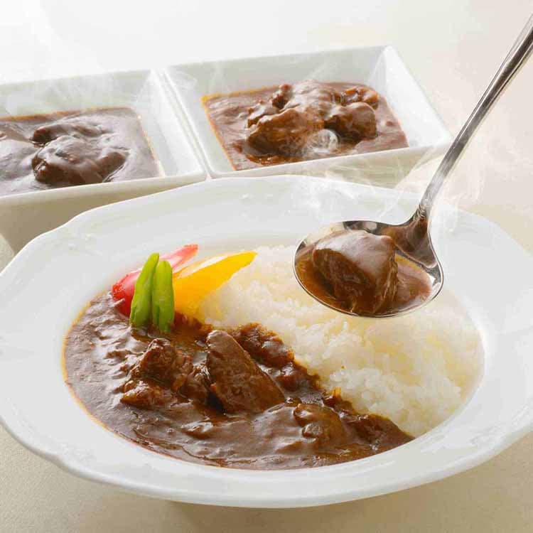【7%OFFクーポン】【米沢牛黄木】お肉屋さんの黒毛和牛カレーセット KC42J